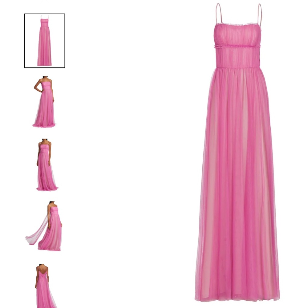 Vera Wang Bridal Bridesmaid Tulle Dress